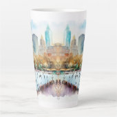 IJsbaan Central Park, New York Latte Mok (Voorkant)