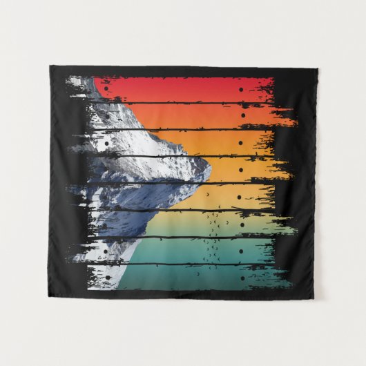 IJSBAAN KOUDE BERGEN WANDKLEED (Voorkant (horizontaal))