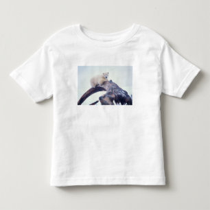 IJsbeer bovenop een kaakbot van een Groenlandse wa Kinder Shirts