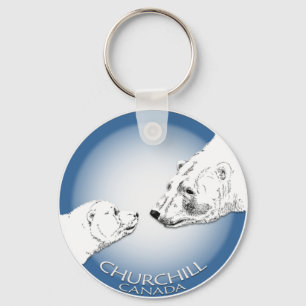 IJsbeer Churchill Sleutelhanger Souvenir Sleutelha