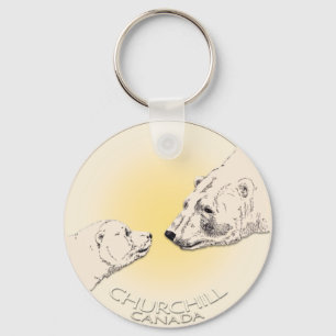 Ijsbeer Churchill Sleutelhanger Souvenir Sleutelha
