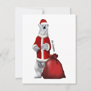 IJsbeer - kerstkaart