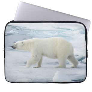 IJsbeer lopend, Noorwegen Laptop Sleeve