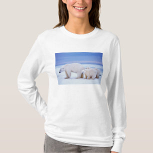 Ijsbeer met welpen t-shirt