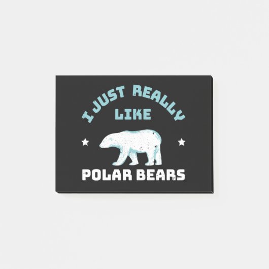 Ijsbeer Post-it® Notes (Voorkant)
