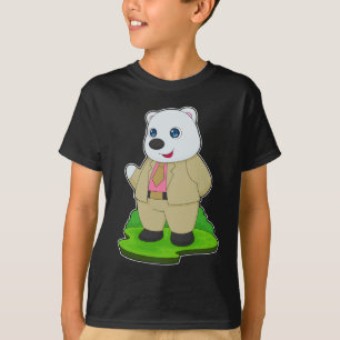 IJsbeer Smoking Trouwjurk T-shirt