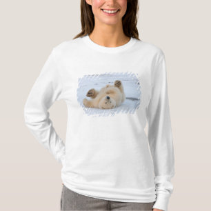 ijsbeer, Ursus maritimus, jong rolend 3 T-shirt