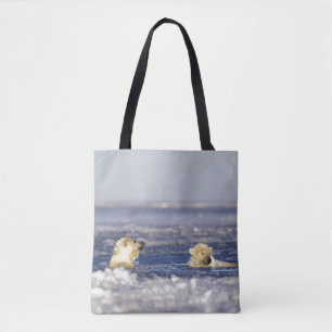 IJsbeerwelpen spelen Tote Bag