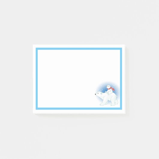 Ijsberen post-it® notes (Voorkant)