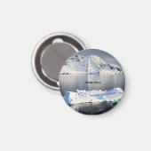 ijsberg op Antarctica Magneet (Voorkant / Achterkant)