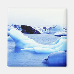 Ijsbergen in Jokulsarlon-lagune Magneet
