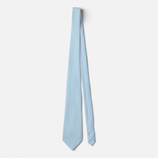 IJsblauwe effen kleur Stropdas (Voorkant)