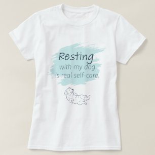 Ijsblauwe Golden Retriever Verzorging T-shirt