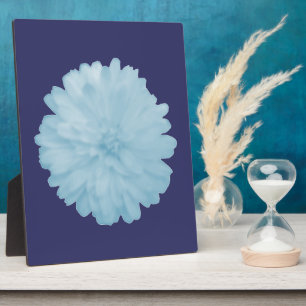 Ijsblauwe Goudsbloemplaat Fotoplaat