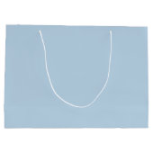 IJsblauwe grote geschenkzak Groot Cadeauzakje (Achterkant)