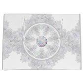IJsblauwe sneeuwvlok Groot Cadeauzakje (Voorkant)