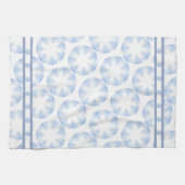 IJsblauwe sneeuwvlok Theedoek (Horizontaal)