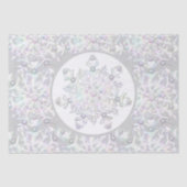 IJsblauwe sneeuwvlok Tissuepapier (Voorkant)