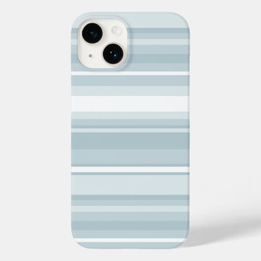 IJsblauwe strepen Case-Mate iPhone Case (Achterkant)