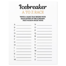 Ijsbreker A tot Z Race Spel