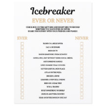 Ijsbreker Ever Or Never Spel