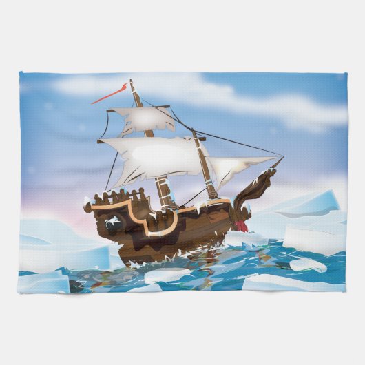 ijsbreker theedoek (Horizontaal)