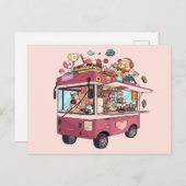 IJsbusje Briefkaart (Voorkant / Achterkant)