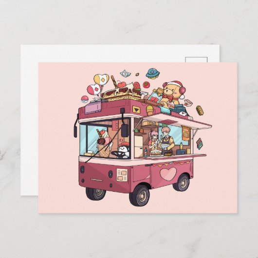 IJsbusje Briefkaart (Voorkant / Achterkant)