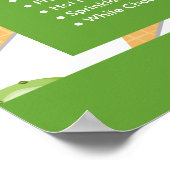 Ijscoman, Menu ijszaak Poster (Hoek)