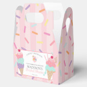 Ijscoup Sundae Bruiloftsfeest Bedankdoosjes (Geopend)