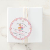 Ijscoup Sundae Bruiloftsfeest Bedankjes Labels (In situ)