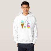 IJscream en cupcakes Hoodie (Voorkant volledig)