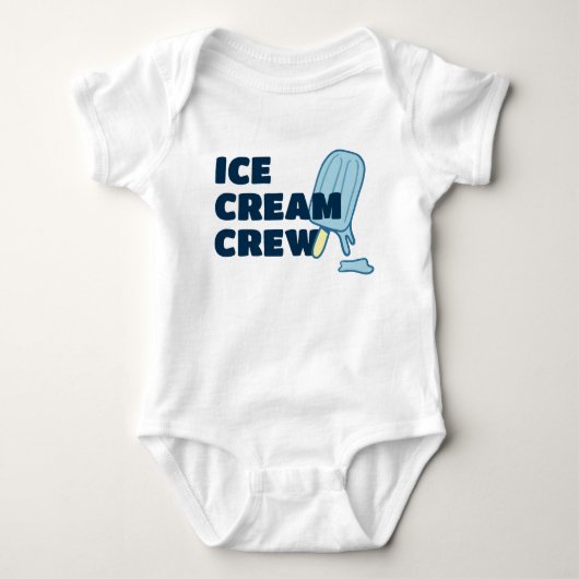IJscrème Crew Blauw Romper (Voorkant)
