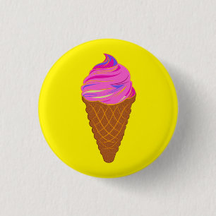 ijscrème zoetcrème ronde button 3,2 cm