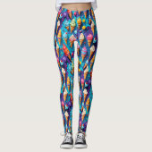 IJscrèmes Kleurrijke kunst Leggings (Voorkant)