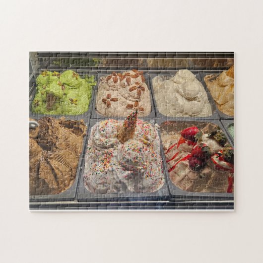 Ijsdessertpuzzel Legpuzzel (Horizontaal)