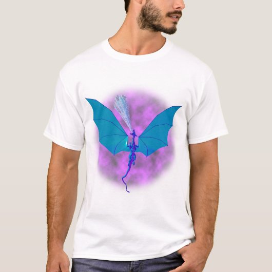 ijsdraak in vlucht t-shirt (Voorkant)