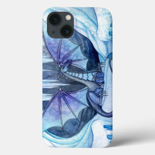 Ijsdraak Mysterieuze Fantasie Kunst Draken iPhone 13 Hoesje