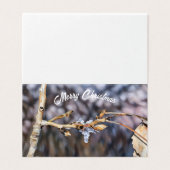 ijsdruppels kaart (Buitenkant ongevouwen)