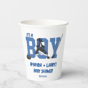 IjsHockey Baby Shower Papieren Bekers
