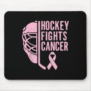 IJshockey Borstkanker Awareness Player Pink Spo Muismat