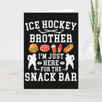 IJshockey Broer Snack Byr IJshockey Speler Broer Kaart