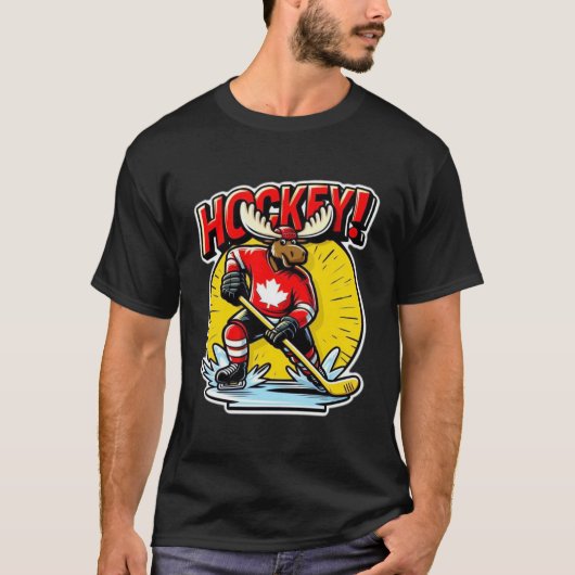IJSHOCKEY-CANADA 4 T-SHIRT (Voorkant)
