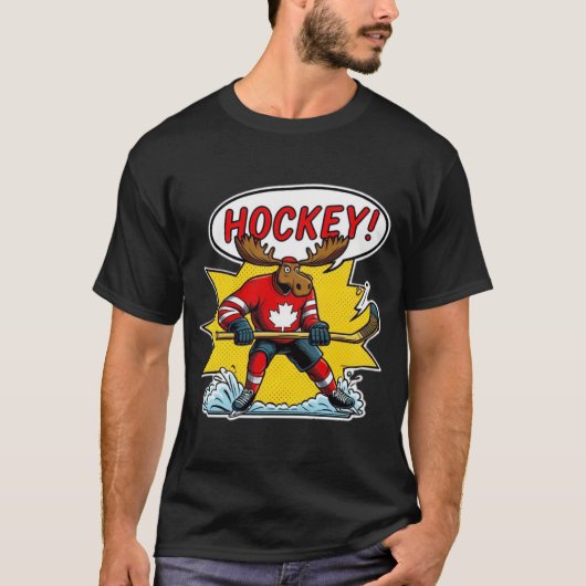 IJSHOCKEY-CANADA 6 T-SHIRT (Voorkant)