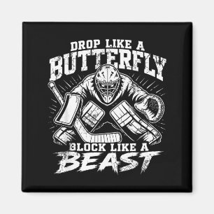 IJsHockey Doelman Grappige Sport Humor Blokkeren A Magneet