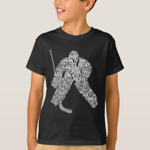 IJshockey Doelman Hockey Jeugd Mannen Kinderen Jon T-shirt