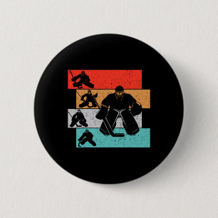 IJshockey Doelman Hockey Speler Kinderen Jongens J Ronde Button 5,7 Cm