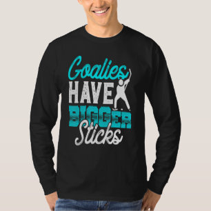 Ijshockey Doelman Vintage Stijl Speler Inspiratie T-shirt