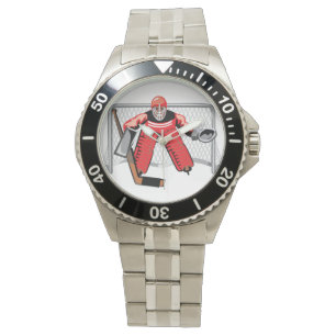 IJshockey Goalie Horloge