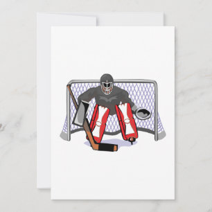 ijshockey goalie realistische vectorillustratie